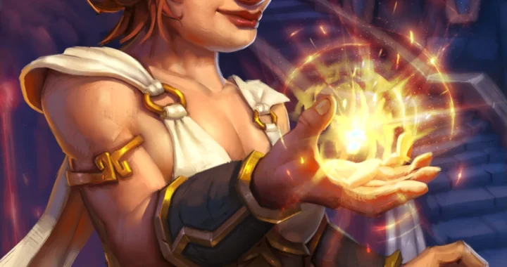 Moira Thaurissan casting a spell in World of Warcraft