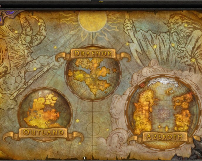 World of Warcraft world maps