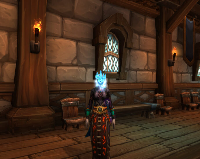Priest hanging out in her Garrison