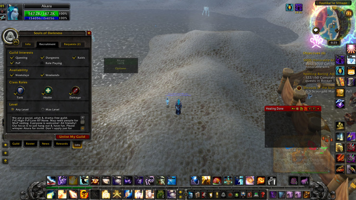 magaging a guild in wow